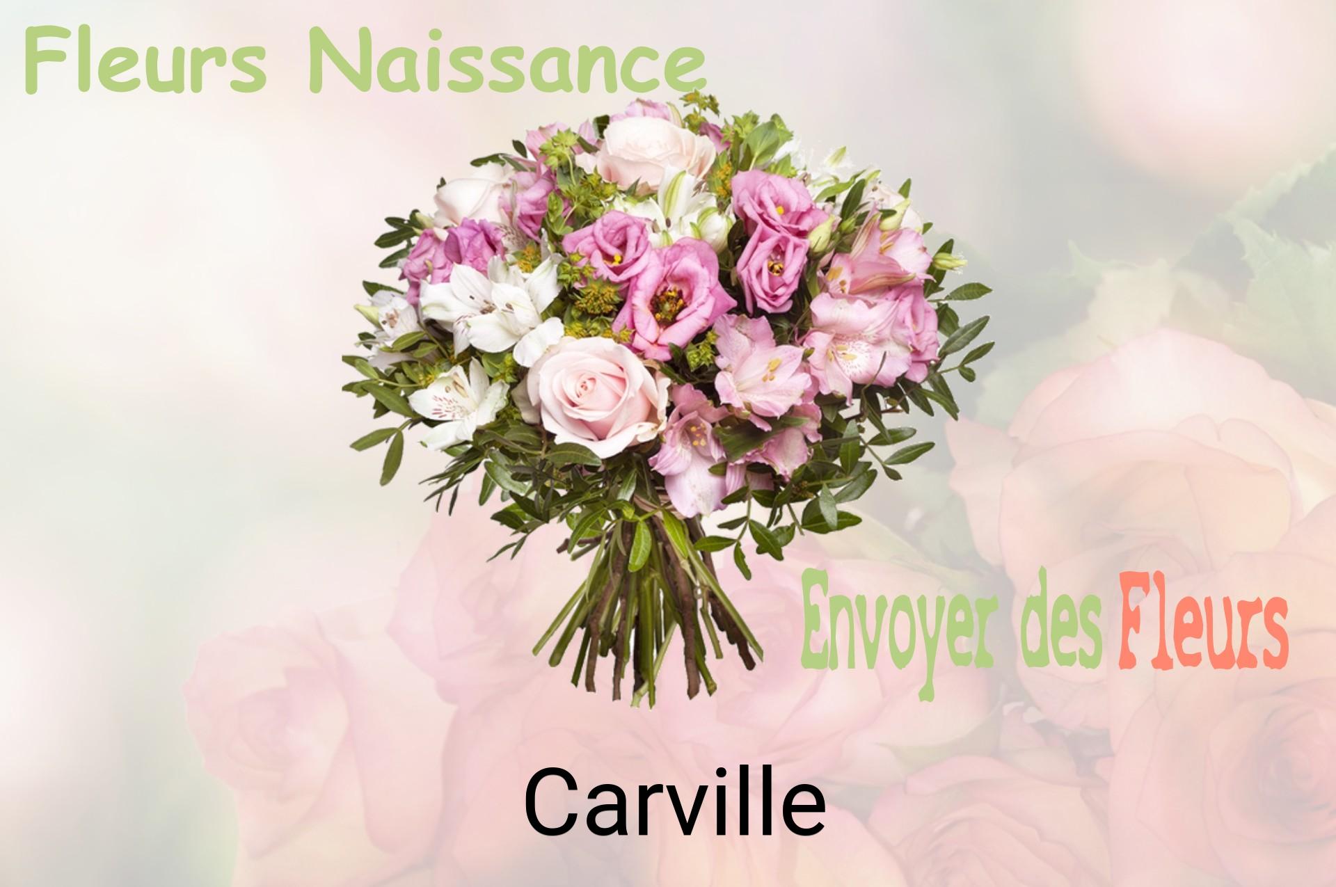 Bouquet de fleurs de naissance livré à Carville